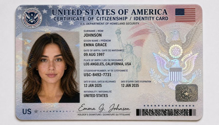 Identity Card Mockup Generator — GPT Image 2 image prompt example