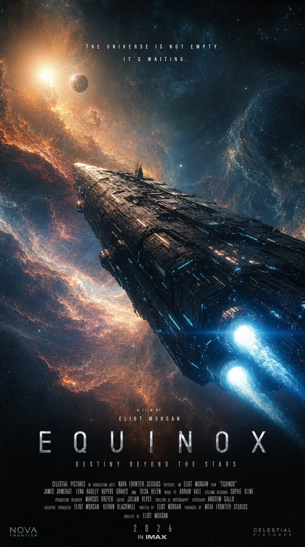 Imax Sci Fi Movie Poster — GPT Image 2 image prompt example
