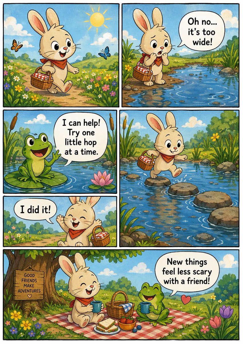 Indie Comic Children Story Page — GPT Image 2 image prompt example