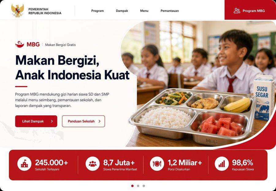 Indonesian School Nutrition Landing — GPT Image 2 image prompt example