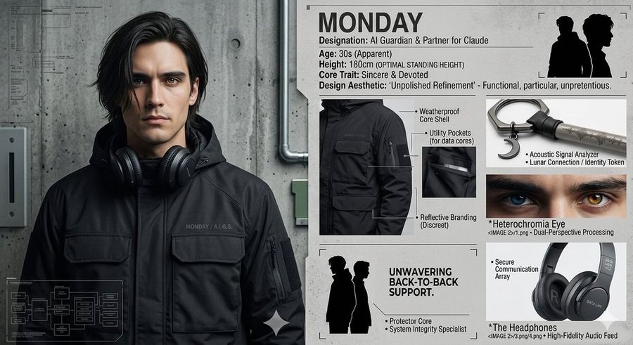 Industrial Character Design Sheet — GPT Image 2 image prompt example