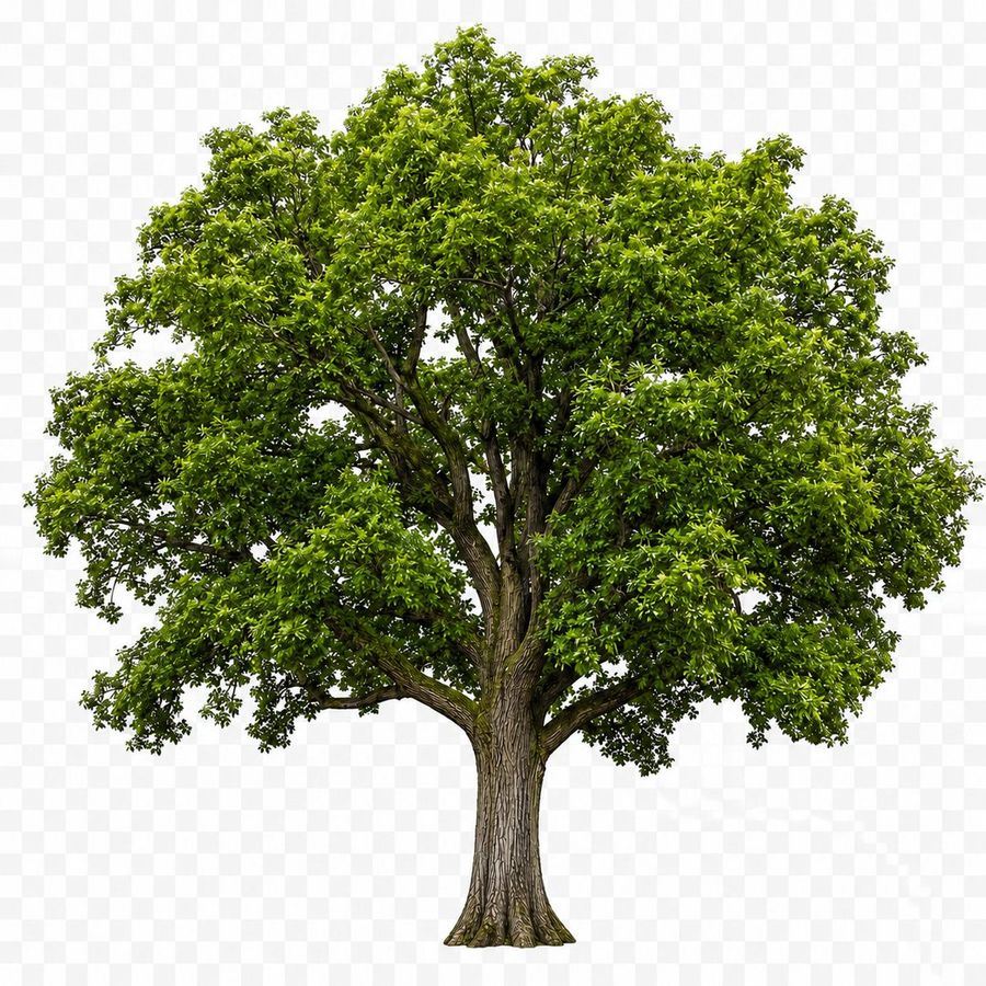 Isolated Tree Checkerboard — GPT Image 2 image prompt example