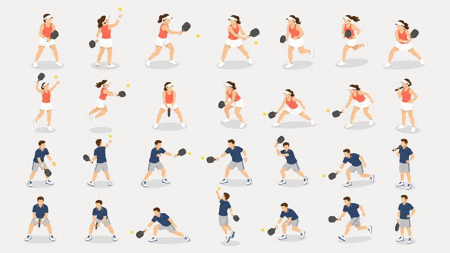Isometric Pickleball Players — GPT Image 2 image prompt example