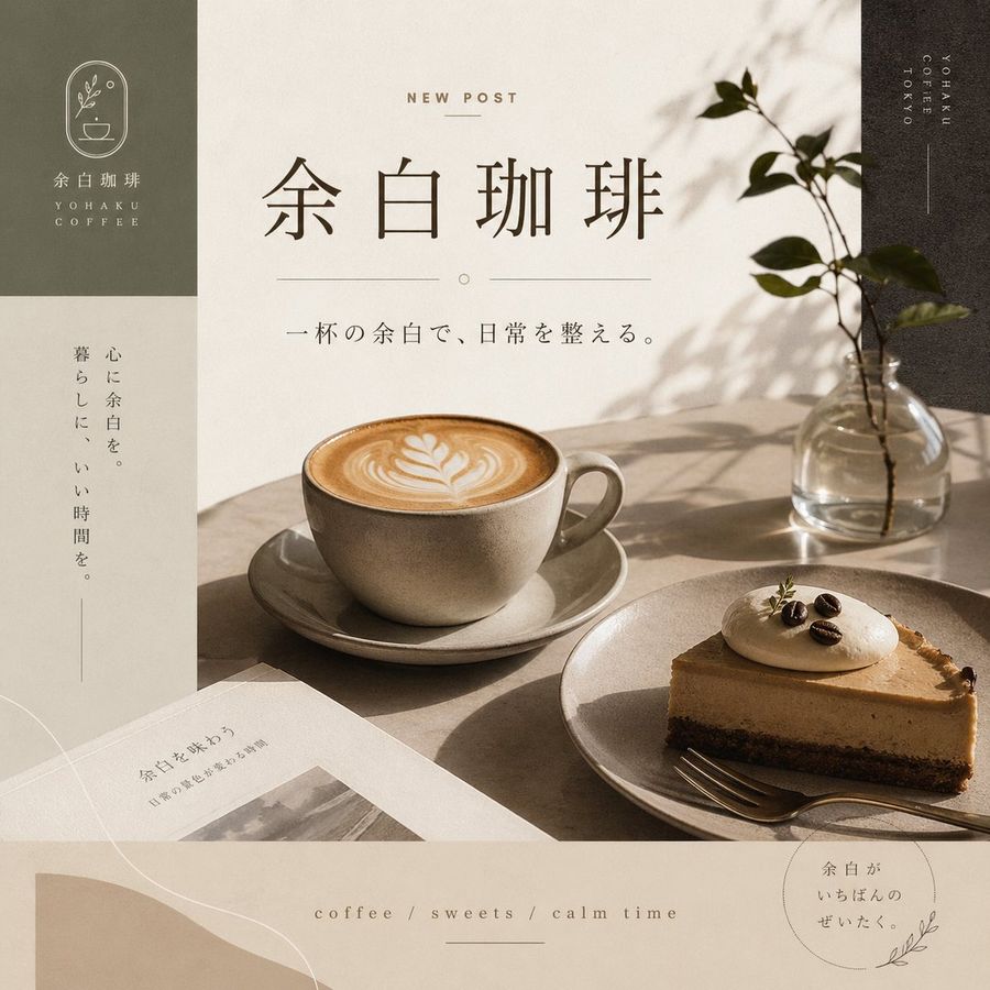 Japanese Cafe Poster — GPT Image 2 image prompt example