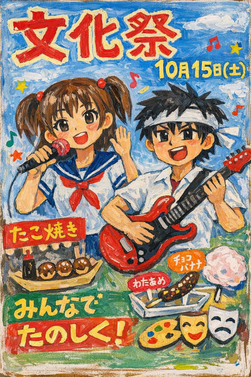 Japanese Culture Festival Poster — GPT Image 2 image prompt example