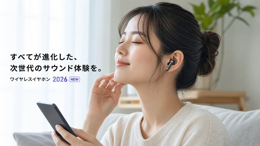 Japanese Earbuds Ad — GPT Image 2 image prompt example