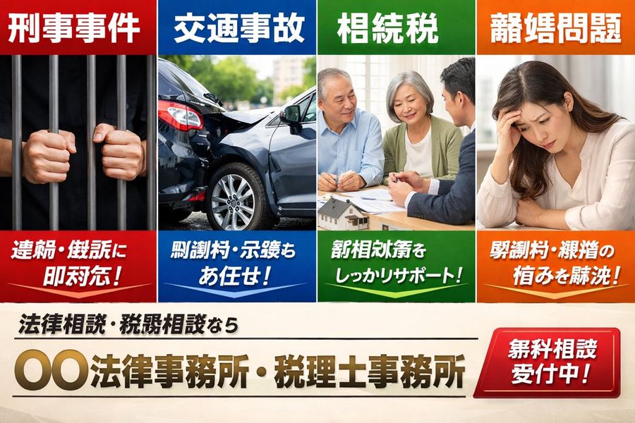 Japanese Legal Services Banner — GPT Image 2 image prompt example