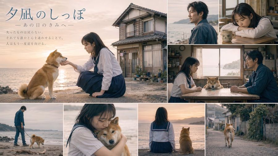 Japanese Movie Teaser Collage — GPT Image 2 image prompt example