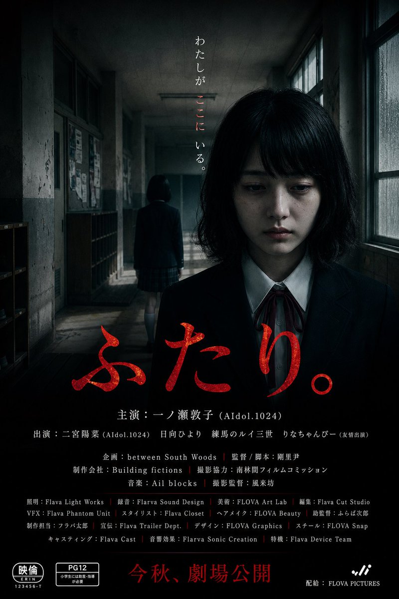 Japanese School Horror Poster — GPT Image 2 image prompt example