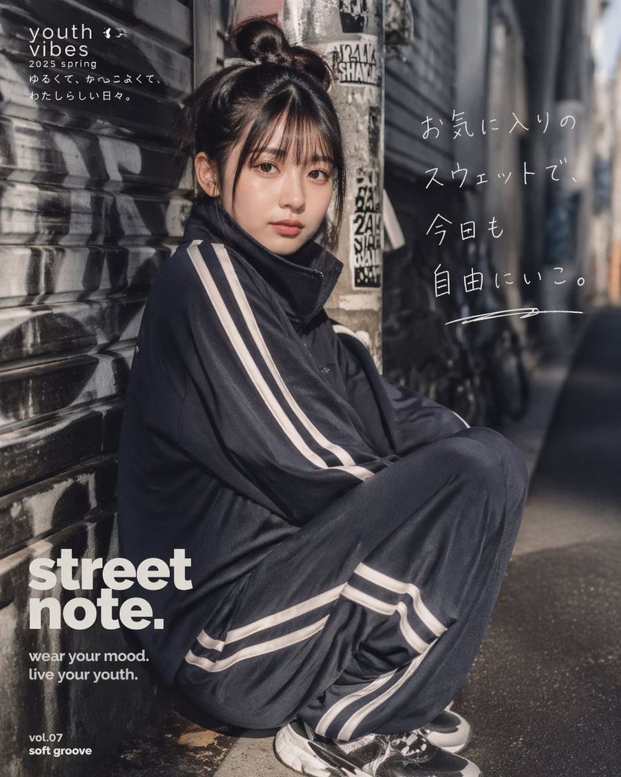 Japanese Streetwear Editorial Poster — GPT Image 2 image prompt example