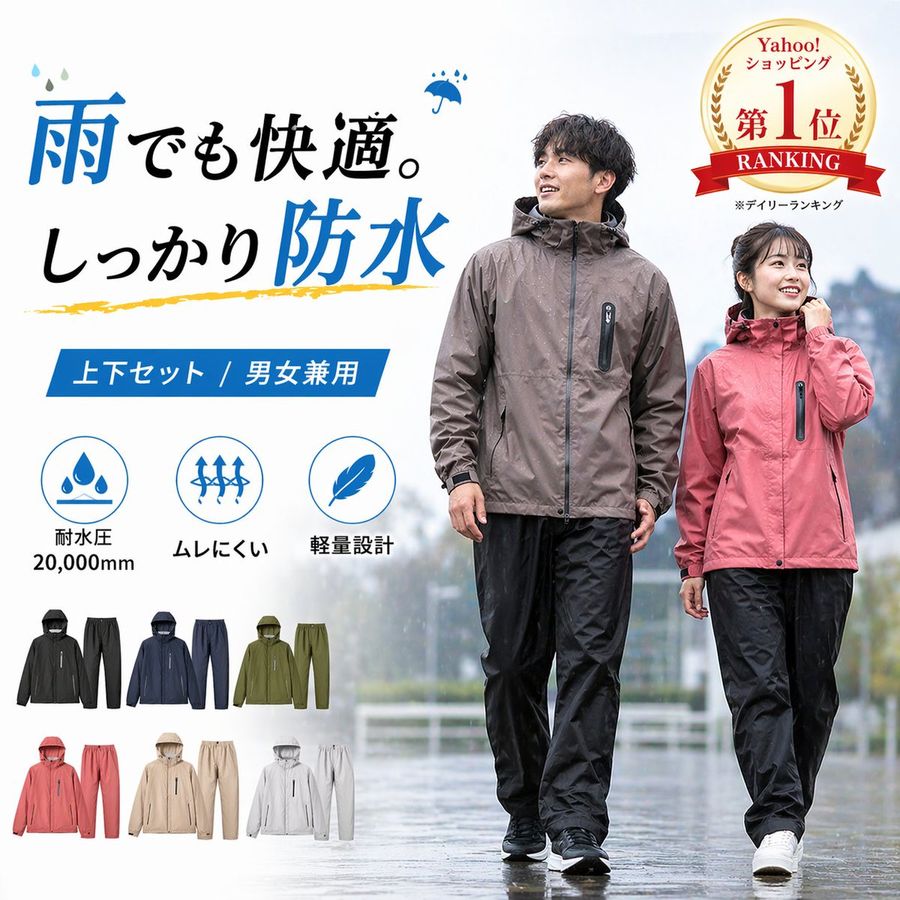 Japanese Waterproof Rainwear Ad — GPT Image 2 image prompt example