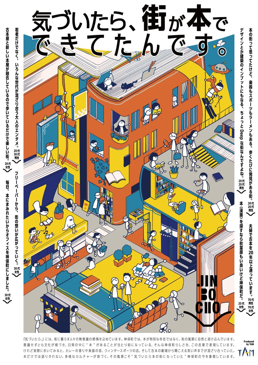 Jimbocho Book Town Poster — GPT Image 2 image prompt example