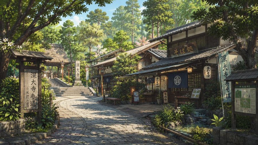 Jindaiji Temple Background — GPT Image 2 image prompt example