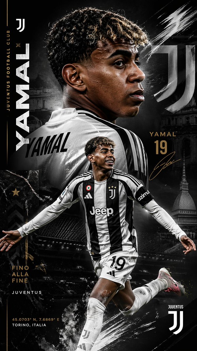 Juventus Yamal Transfer Poster — GPT Image 2 image prompt example