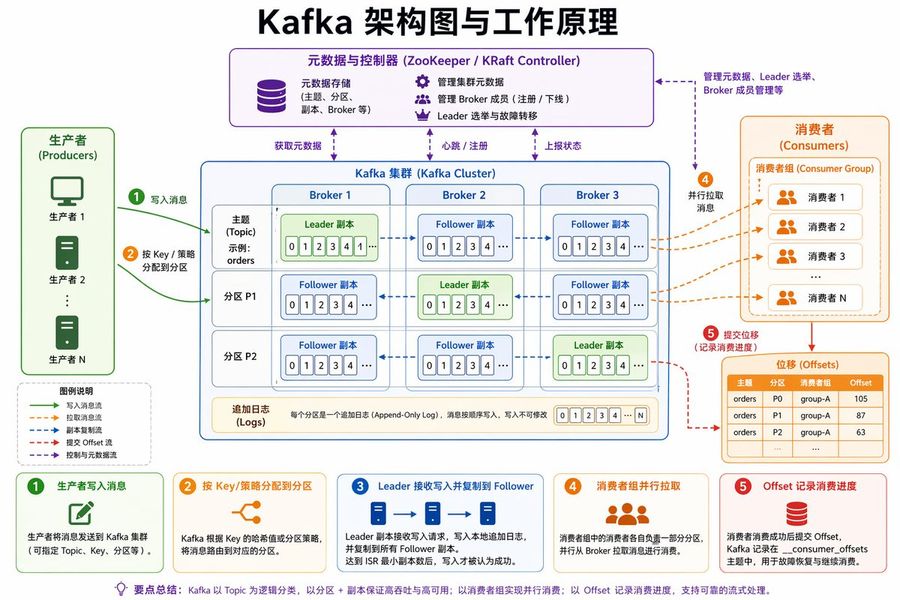 Kafka Architecture Diagram — GPT Image 2 image prompt example