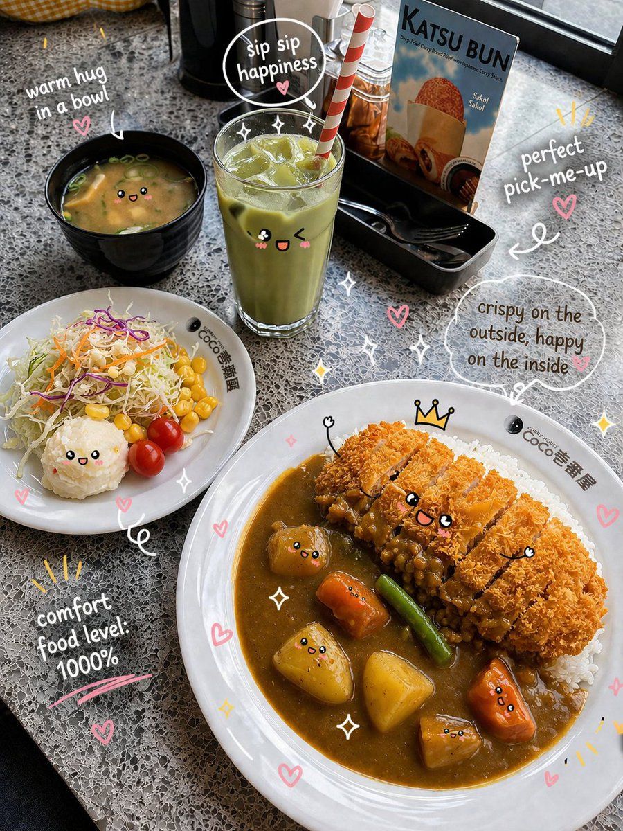 Kawaii Katsu Curry Photography — GPT Image 2 image prompt example