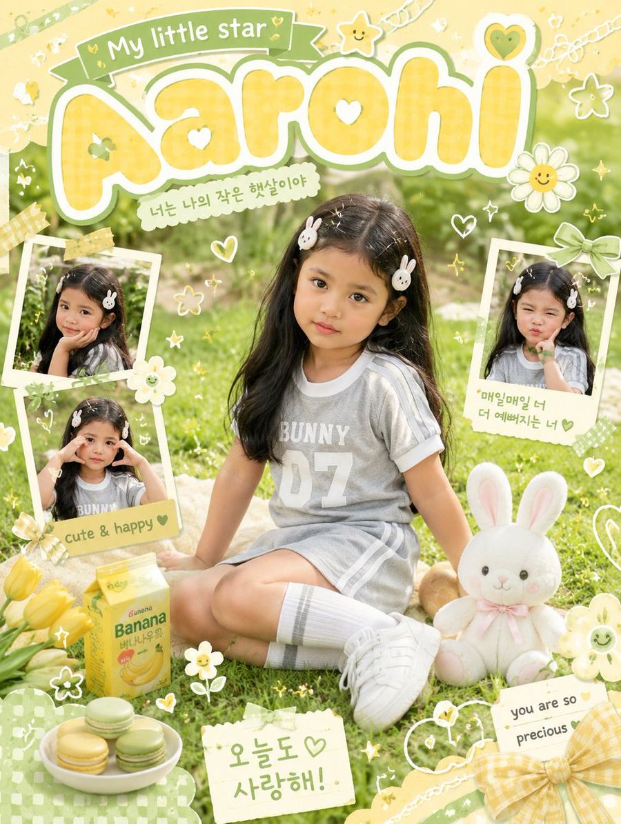 Kawaii Scrapbook Children Poster — GPT Image 2 image prompt example