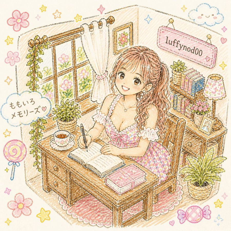 Kawaii Study Room Illustration — GPT Image 2 image prompt example