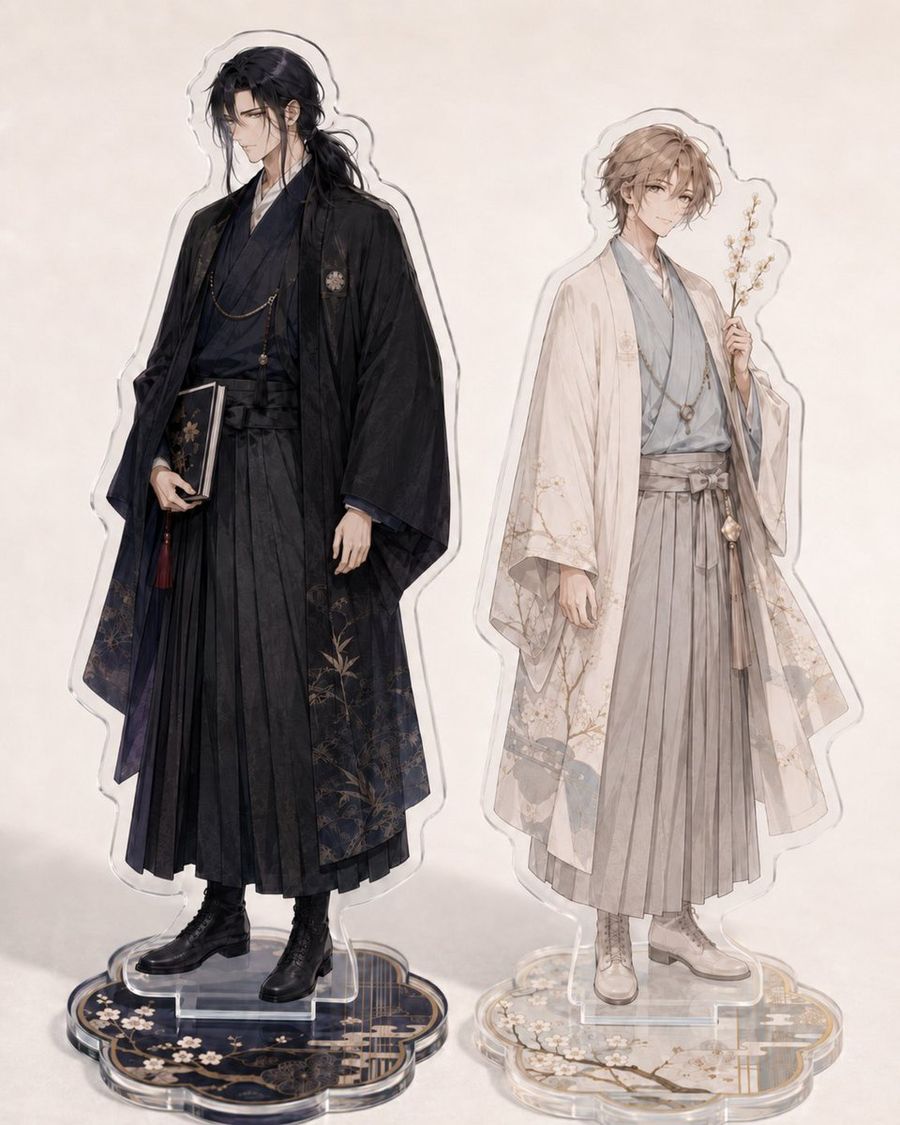 Kimono Acrylic Standees — GPT Image 2 image prompt example