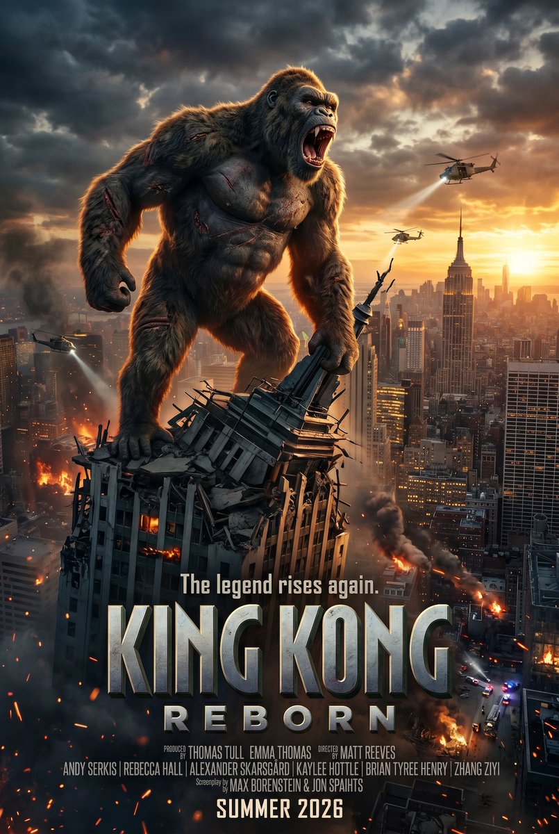 King Kong Movie Poster — GPT Image 2 image prompt example