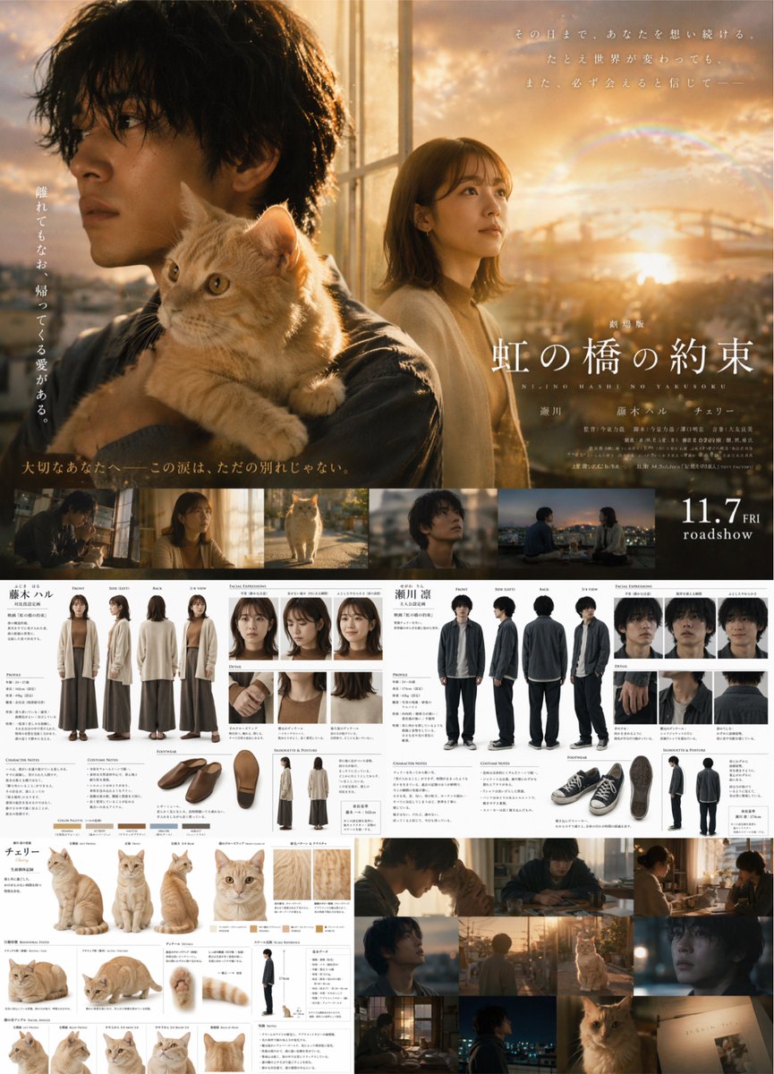 Live Action Movie Poster  Character Sheet — GPT Image 2 image prompt example