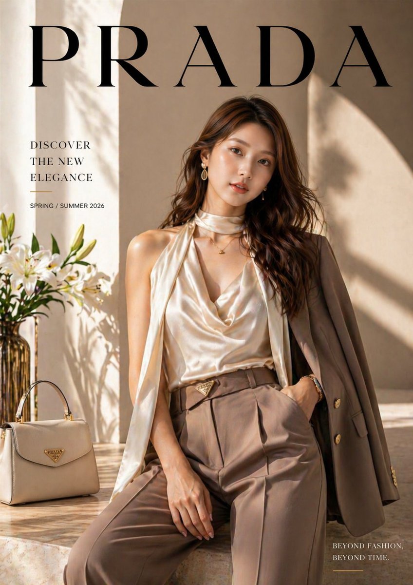Luxury Fashion Advertisement Poster Prompt — GPT Image 2 image prompt example