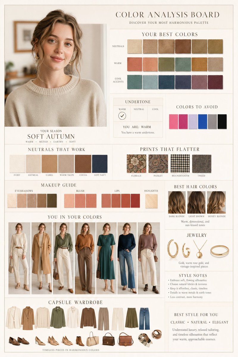 Luxury Fashion Color Analysis Board — GPT Image 2 image prompt example