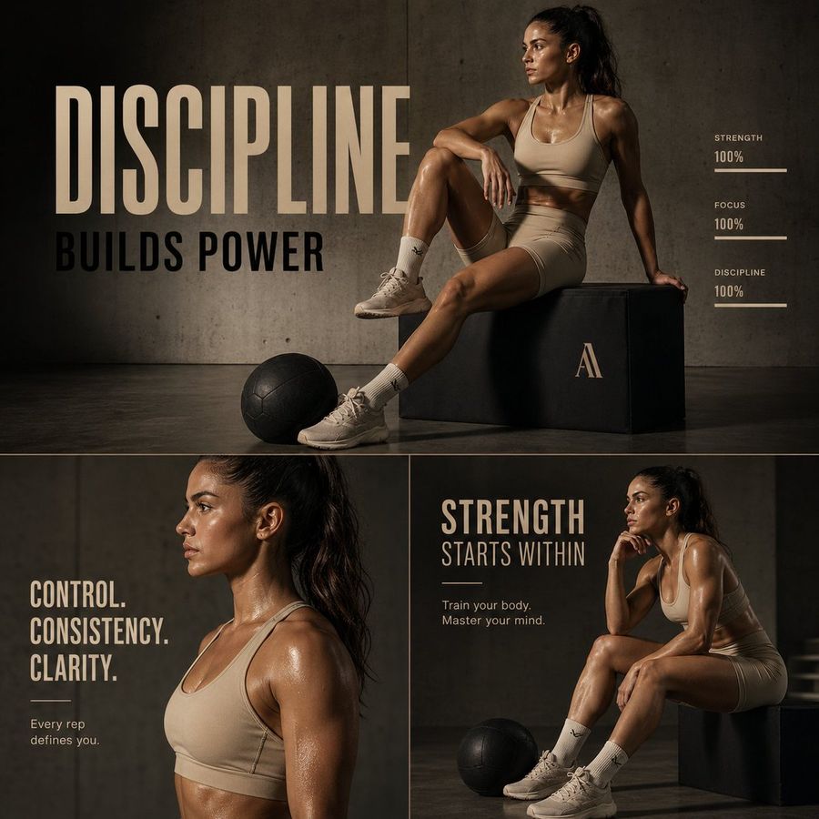 Luxury Fitness Advertising Poster — GPT Image 2 image prompt example