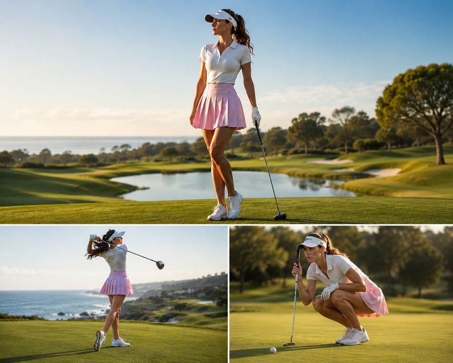 Luxury Golf Sports Editorial Collage — GPT Image 2 image prompt example