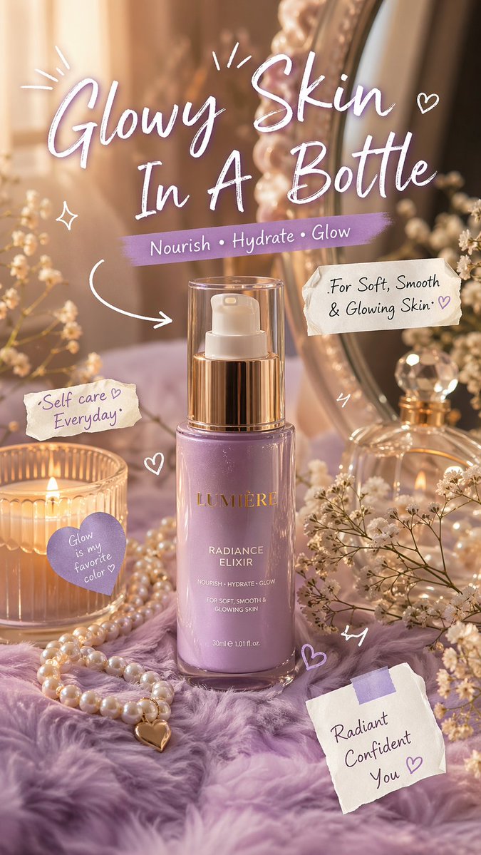 Luxury Lavender Skincare Ad — GPT Image 2 image prompt example