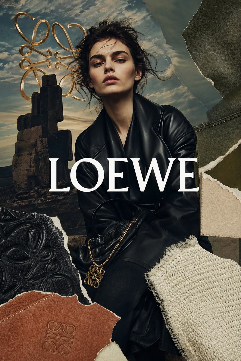 Luxury Leather Collage Ad — GPT Image 2 image prompt example