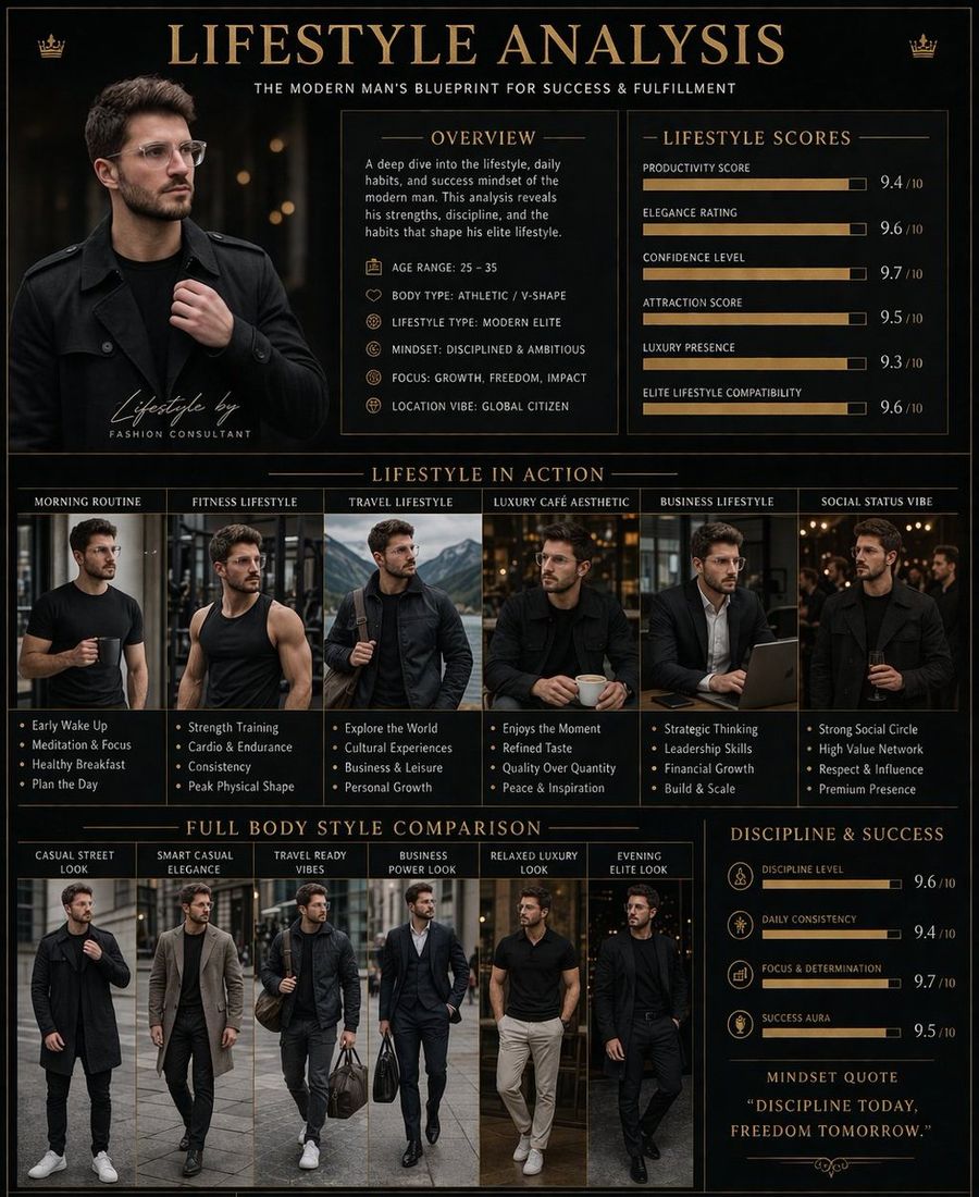 Luxury Lifestyle Analysis Poster — GPT Image 2 image prompt example