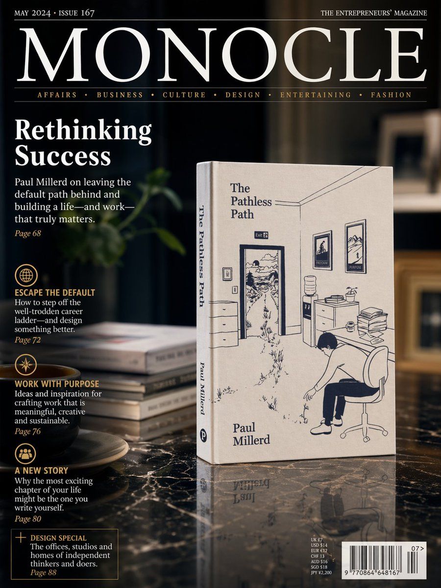 Luxury Magazine Cover With Featured Book — GPT Image 2 image prompt example