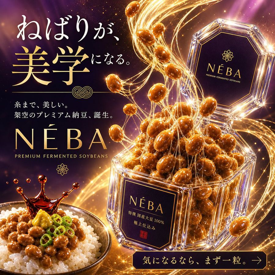 Luxury Natto Banner — GPT Image 2 image prompt example