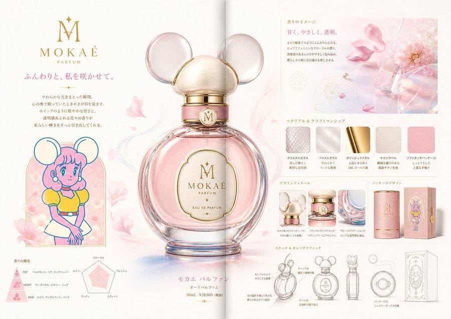 Luxury Perfume Presentation Board — GPT Image 2 image prompt example