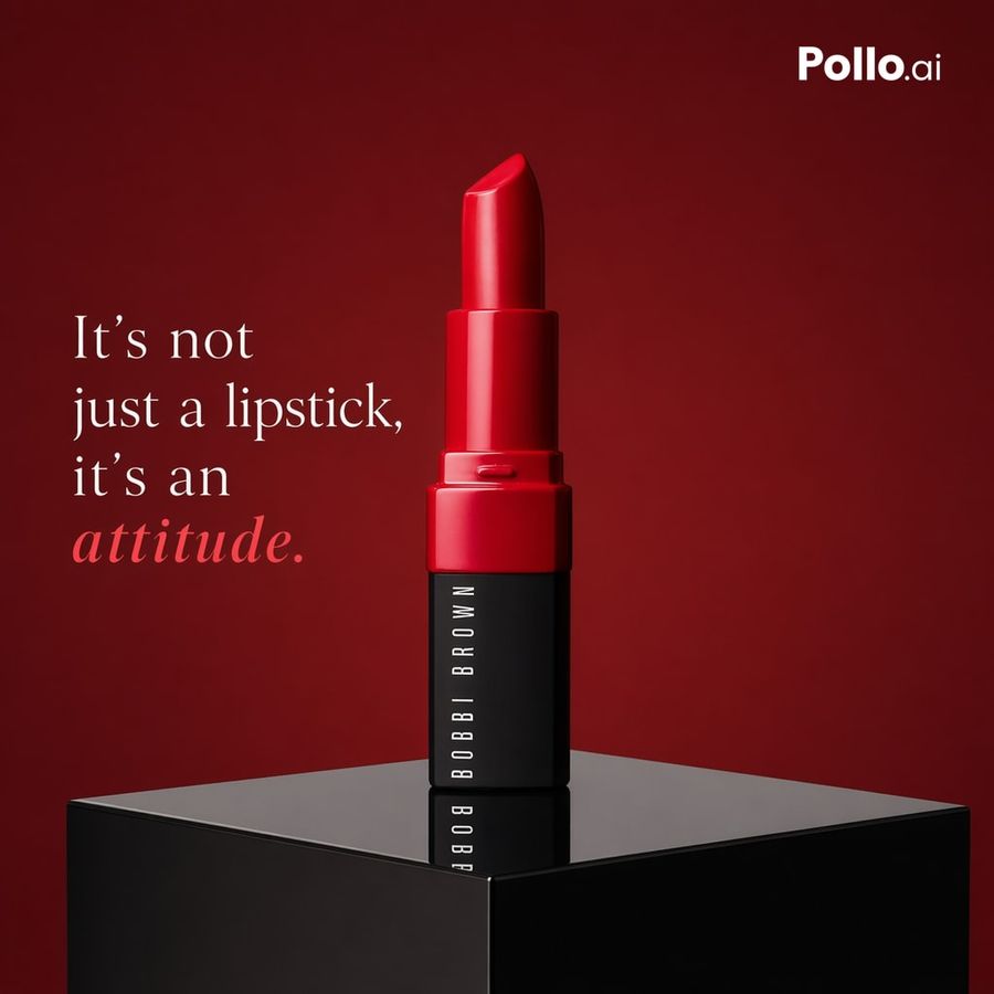Luxury Red Lipstick Ad Poster — GPT Image 2 image prompt example