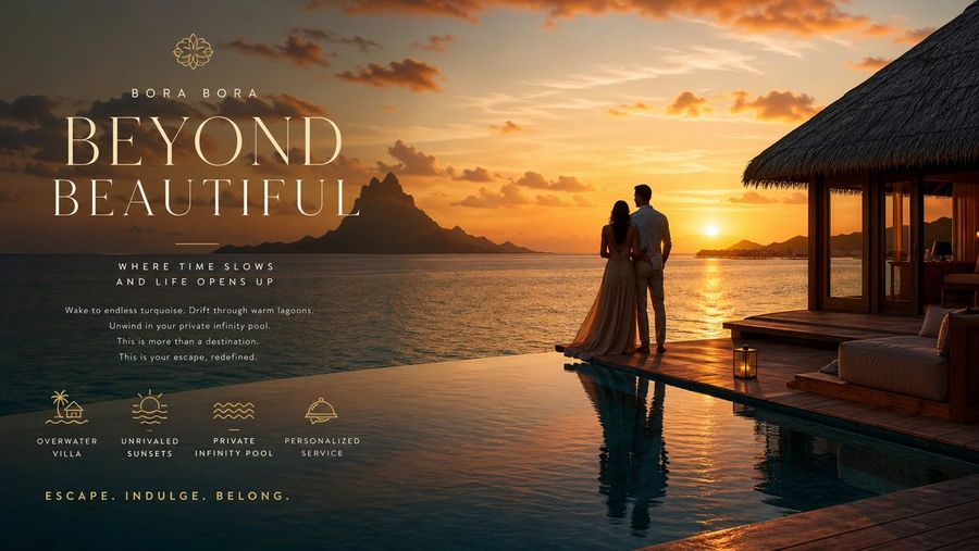 Luxury Resort Paradise Advertisement — GPT Image 2 image prompt example