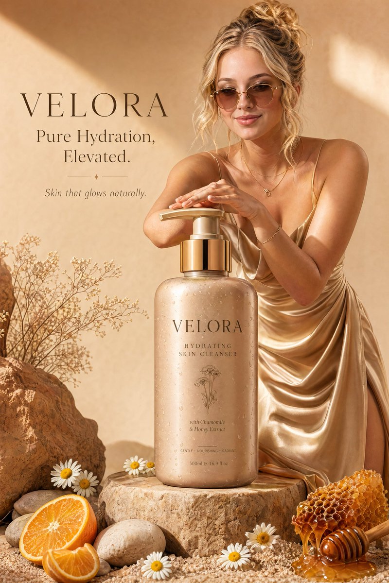 Luxury Skincare Advertisement — GPT Image 2 image prompt example