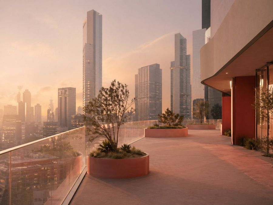 Luxury Sunset Rooftop Terrace — GPT Image 2 image prompt example