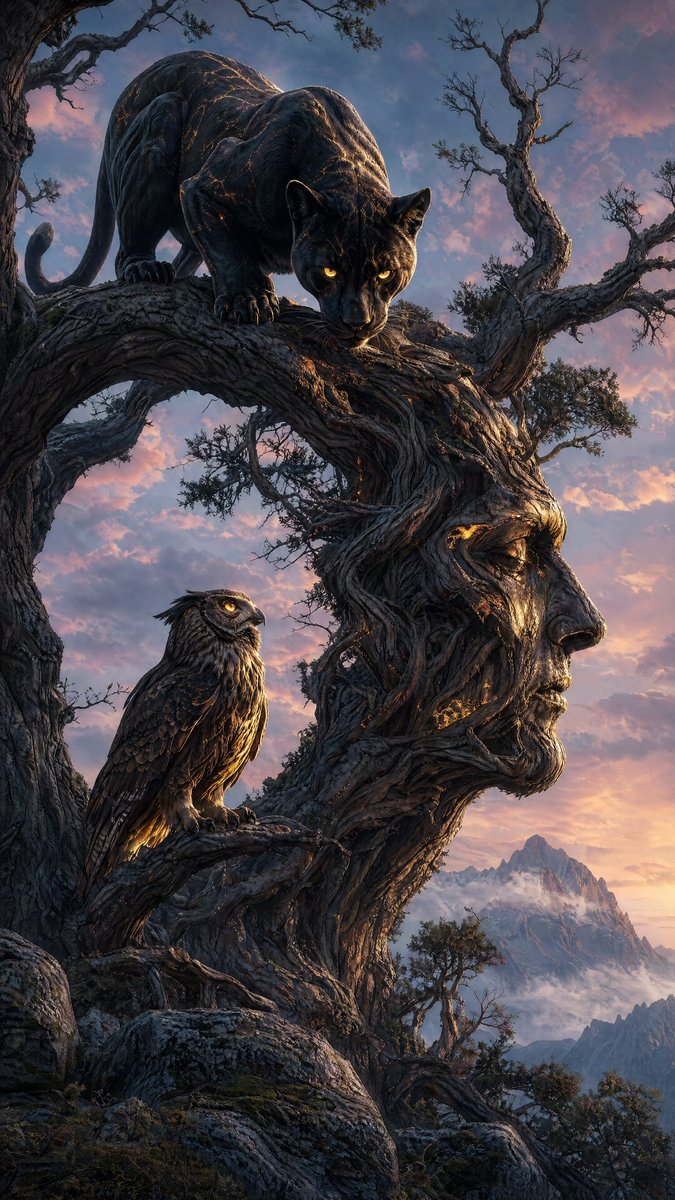 Majestic Panther Fantasy Scene — GPT Image 2 image prompt example