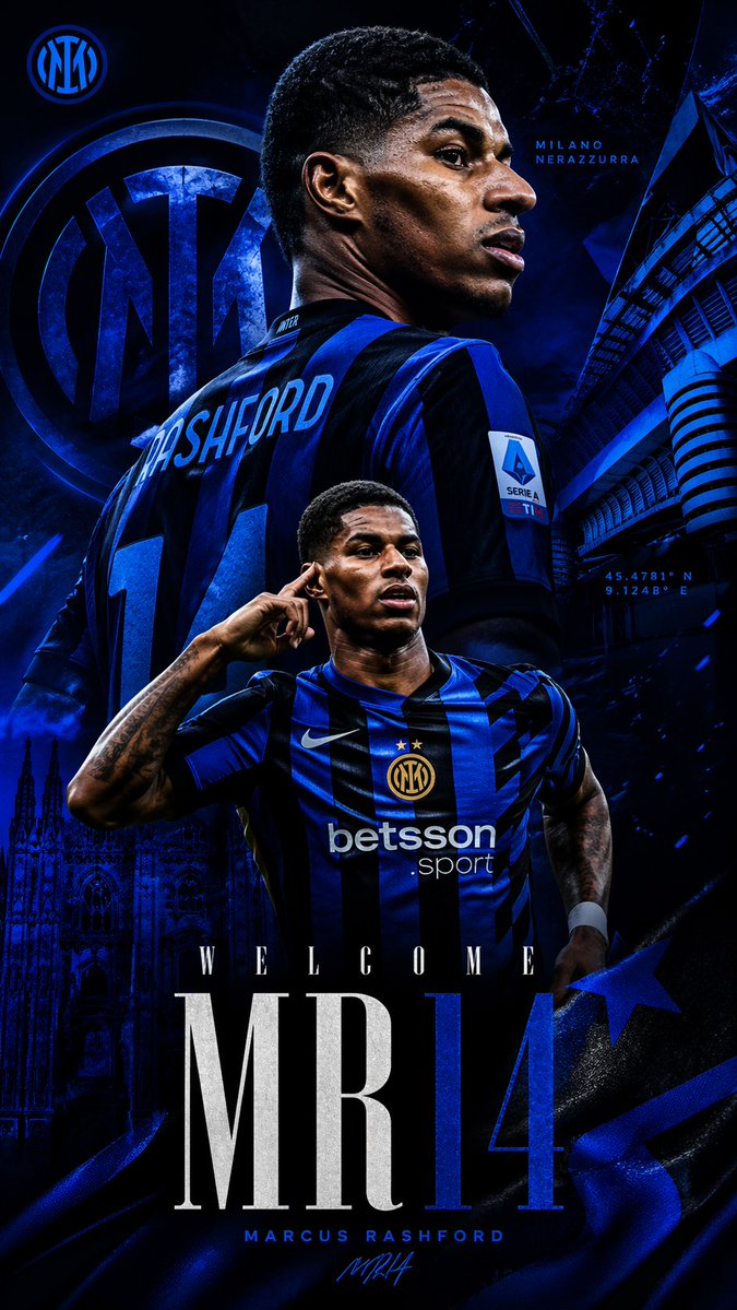 Marcus Rashford Inter Milan Wallpaper — GPT Image 2 image prompt example