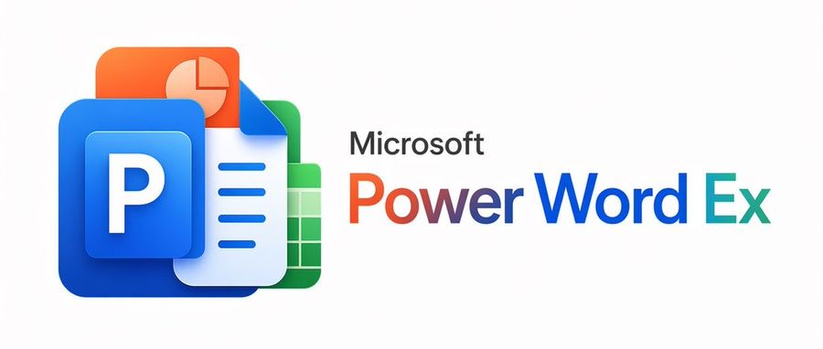 Microsoft Powerwordex Logo Mockup — GPT Image 2 image prompt example
