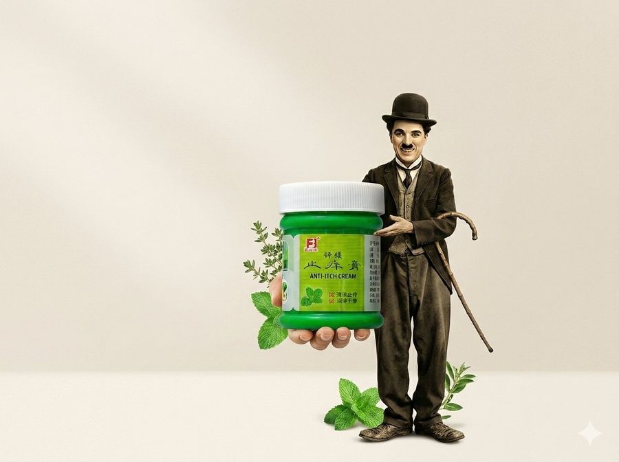 Minimal Anti Itch Cream Poster — GPT Image 2 image prompt example