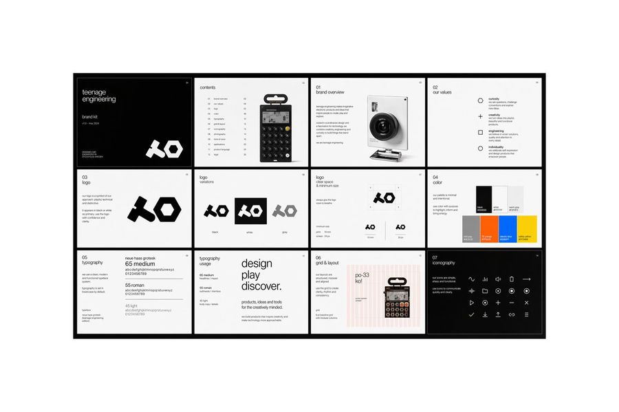 Minimal Brand Guideline Board — GPT Image 2 image prompt example