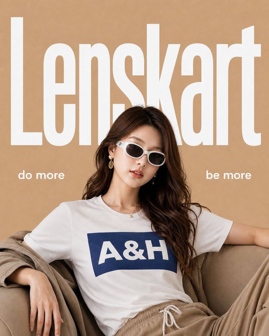 Minimalist Eyewear Ad Poster — GPT Image 2 image prompt example