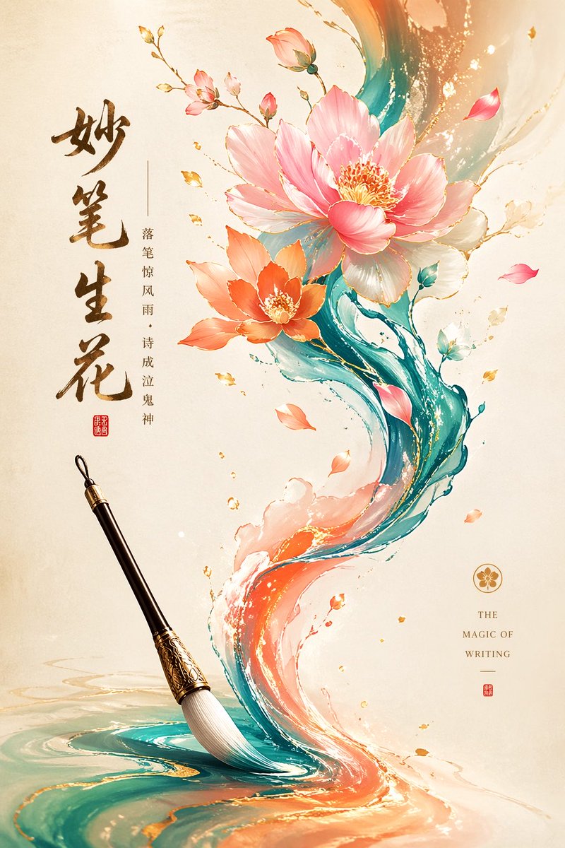 Minimalist Oriental Commercial Illustration — GPT Image 2 image prompt example