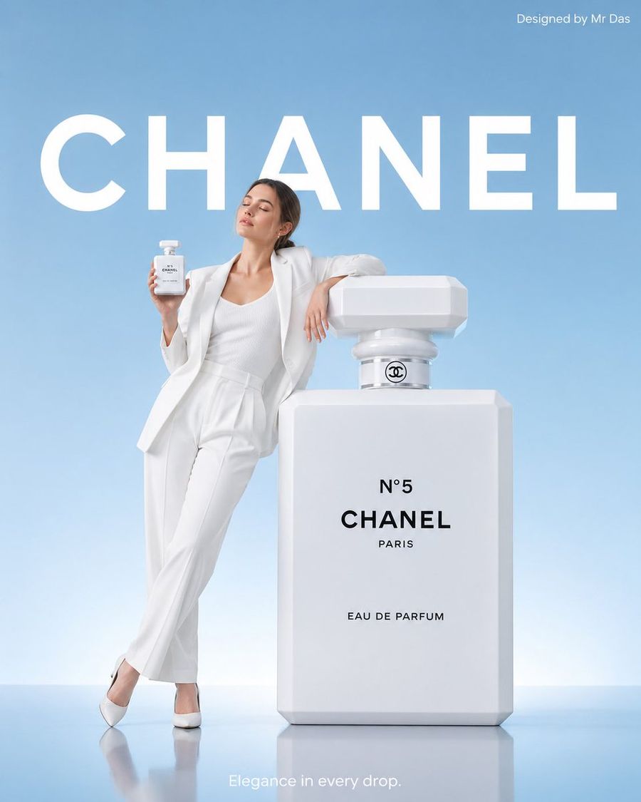 Minimalist Perfume Branding Ad — GPT Image 2 image prompt example