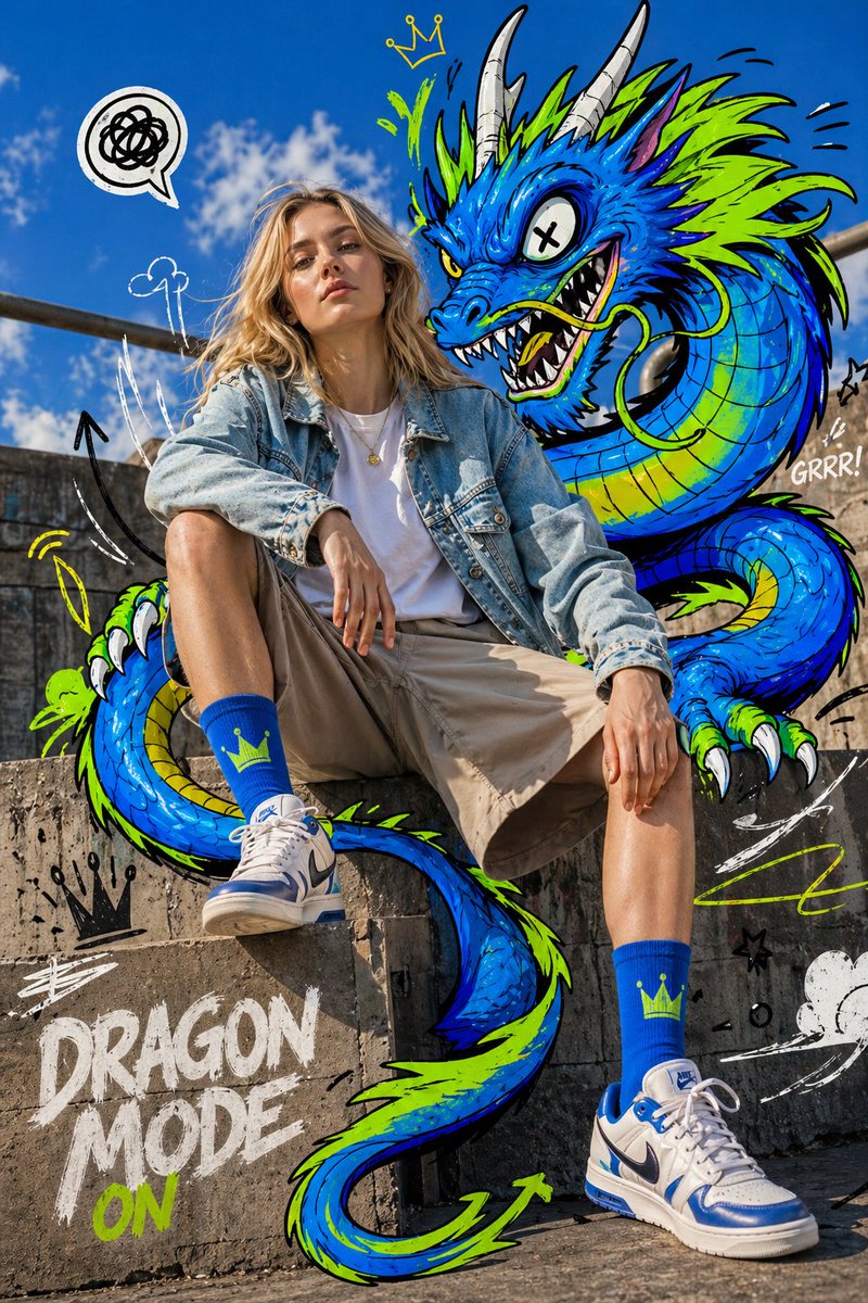Mixed Media Fashion Editorial — GPT Image 2 image prompt example