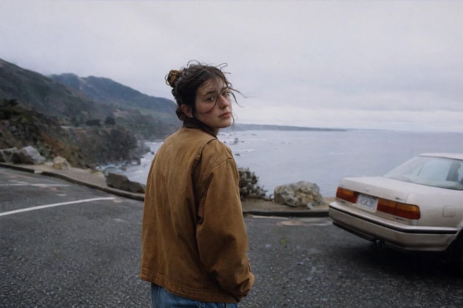 Moody Coastal Road Trip Portrait — GPT Image 2 image prompt example