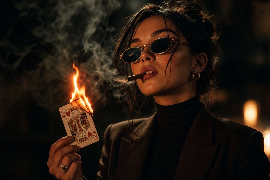 Moody Noir Portrait Photography — GPT Image 2 image prompt example